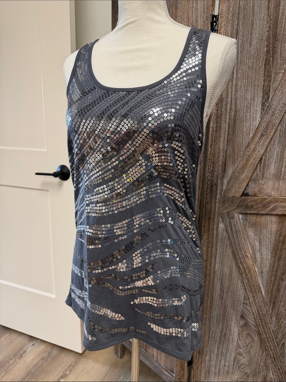 Charcoal Racerback Tank Top